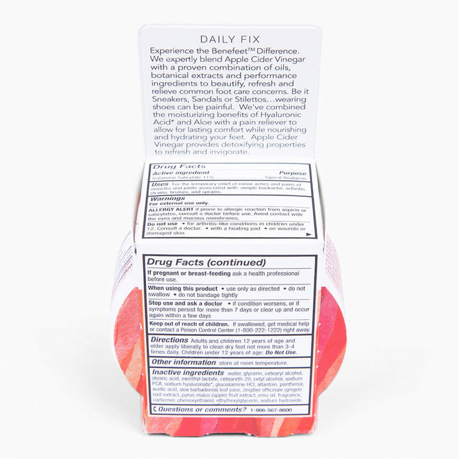 DAILY FIX <p>FOOT CREAM + PAIN RELIEF Benefeet - Experience the Benefeet Difference 