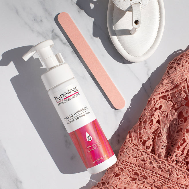 RAPID REFRESH <p> NO RINSE CLEANSING WASH Benefeet - Experience the Benefeet Difference 