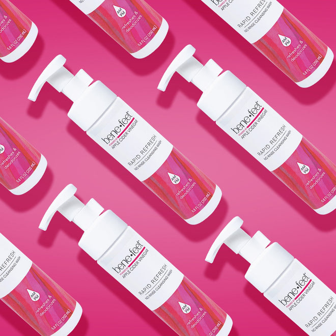 RAPID REFRESH <p> NO RINSE CLEANSING WASH Benefeet - Experience the Benefeet Difference 